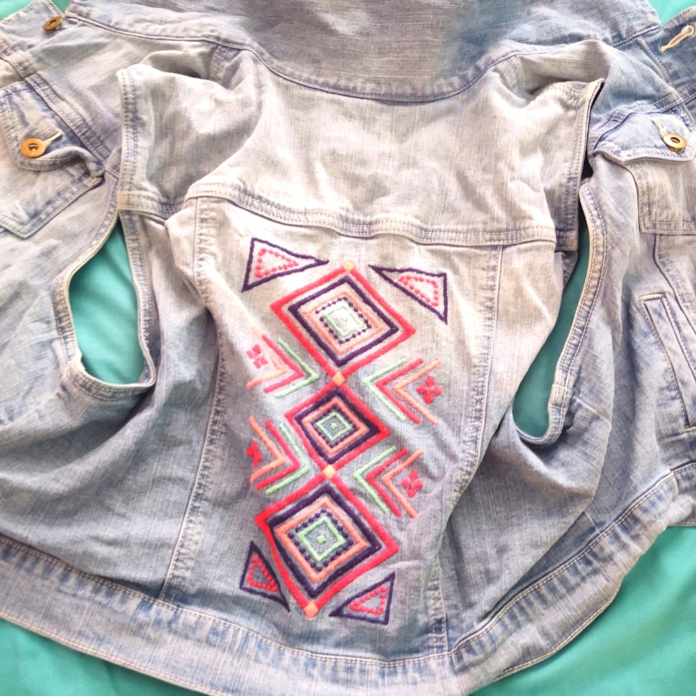 Girls denim vest